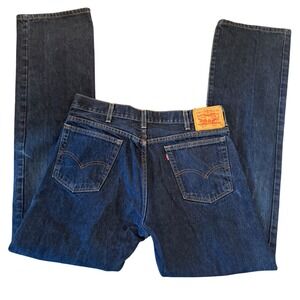 Levi's 517 Bootcut Jeans Mens W34 L36 Dark Wash Denim Classic Fit